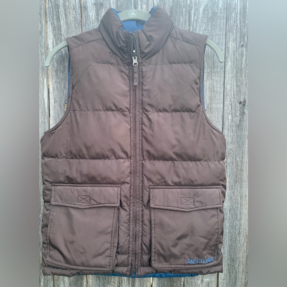 Gap Kids Reversible Puffer Vest Size Large